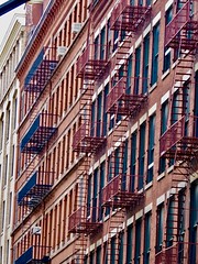 Stairs in New York City Manhattan