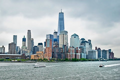 One World Trade Center, dominates Lower Manhattan, New York - 4 May 2016