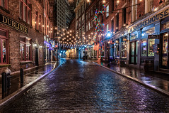 Cobblestone Street in NYC