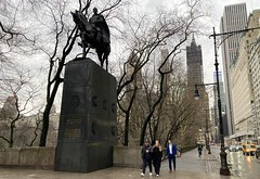 Simón Bolívar on a Rainy Day