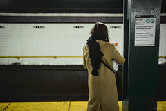 The woman and the sign