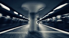 Train Station lonely Person