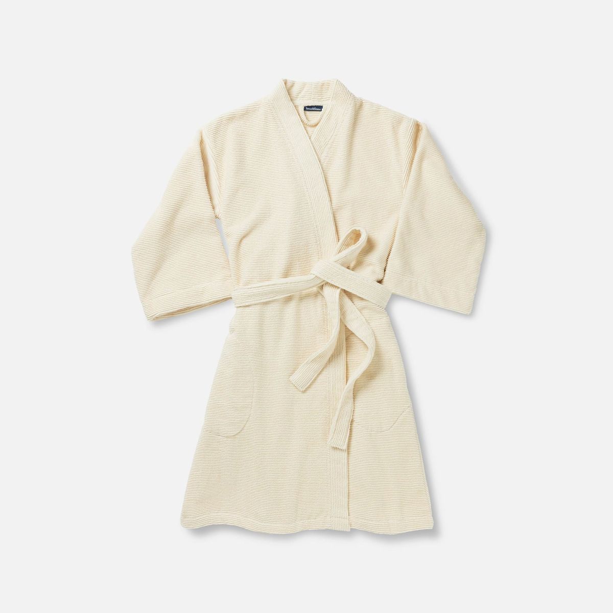 Brooklinen Organic Ribbed Robe