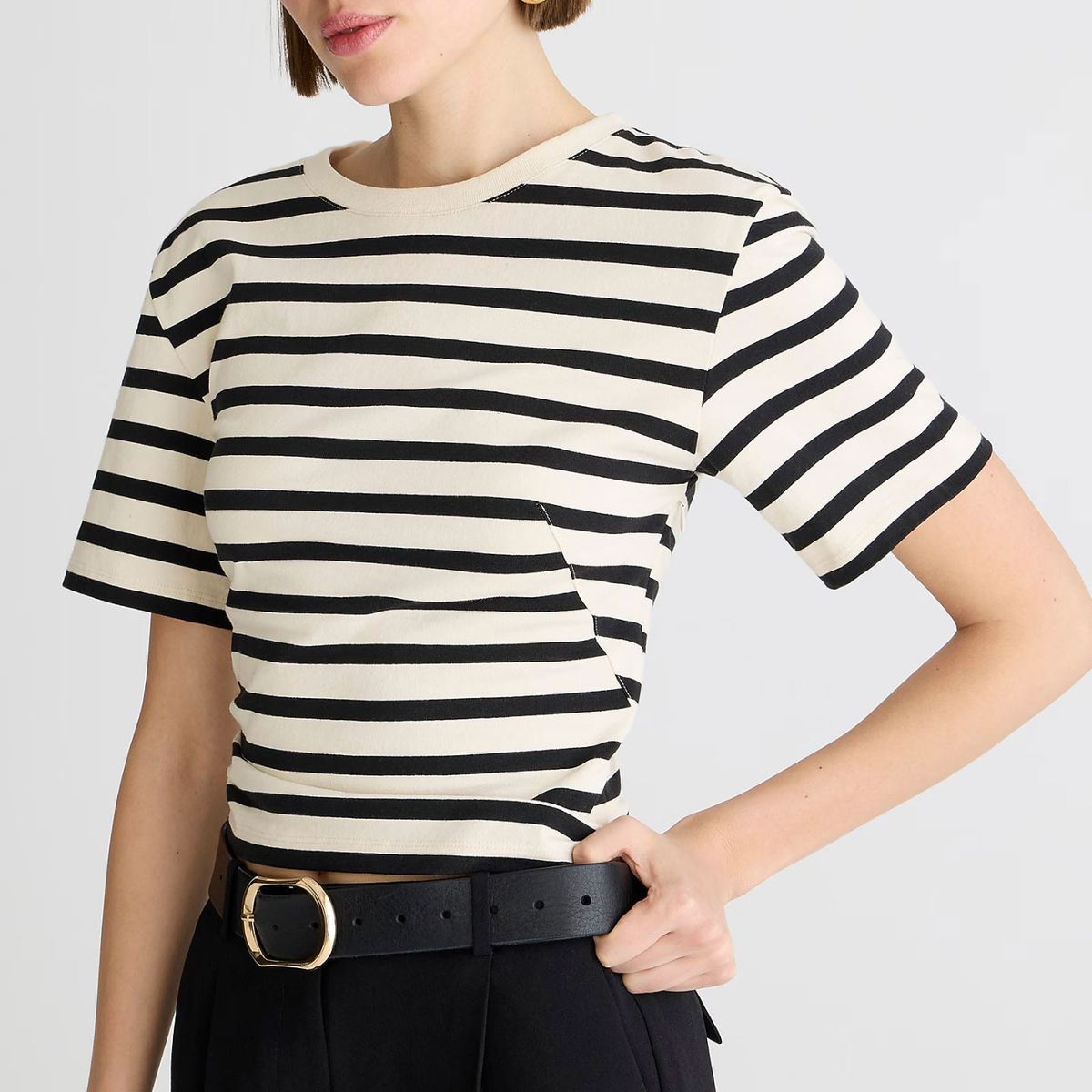 J.Crew Mariner Cloth Fitted-Waist T-shirt