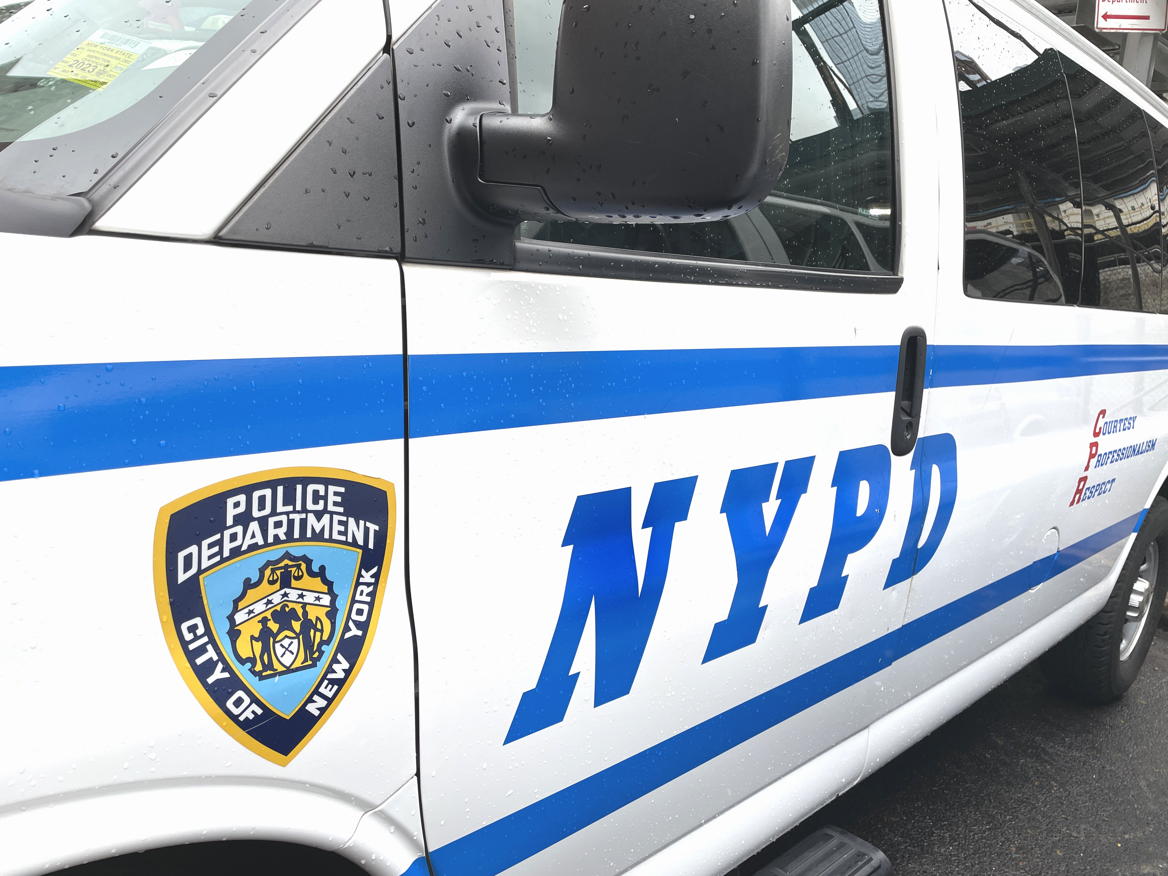 A stock image of an NYPD vehicle