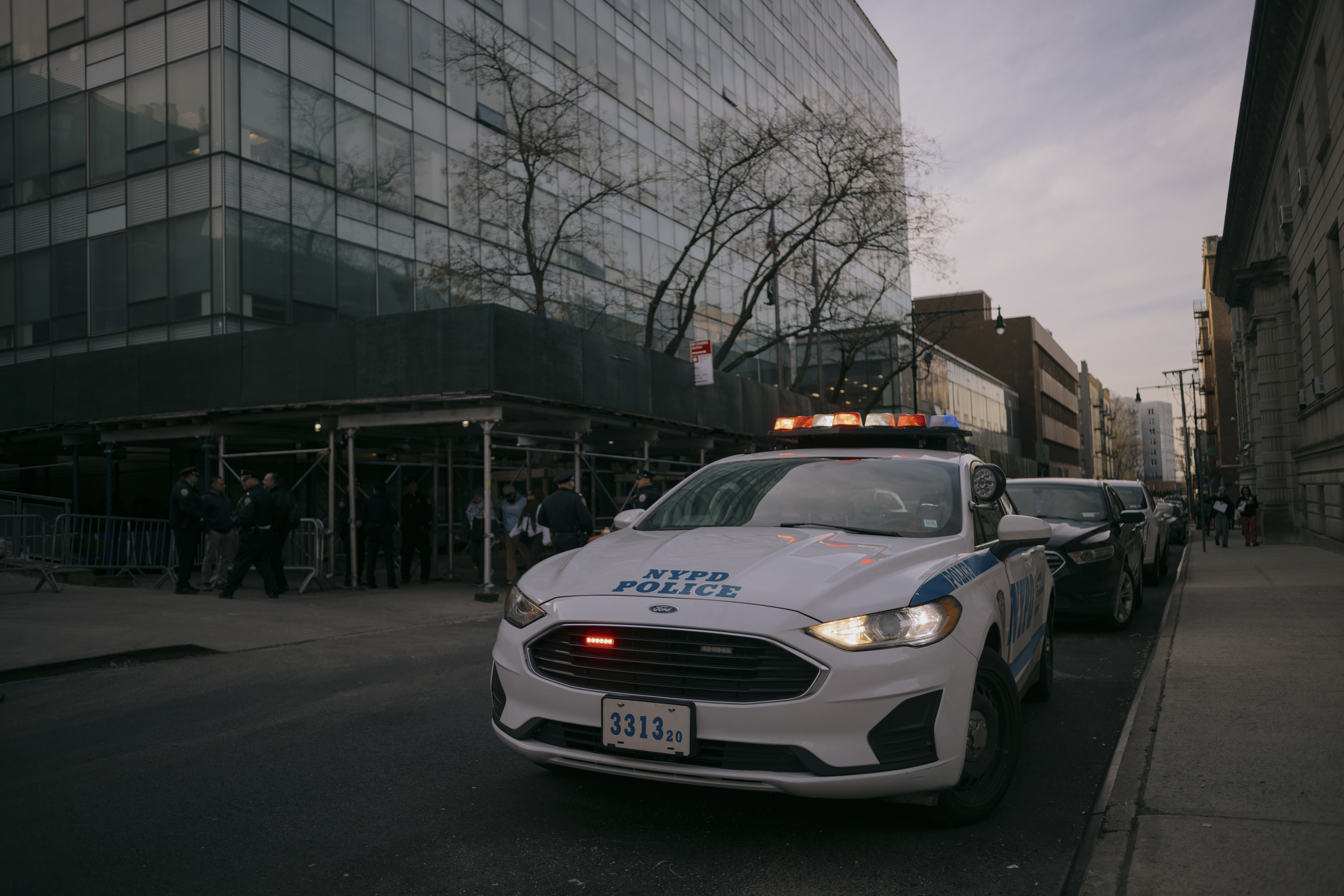 An NYPD vehicle seen in New York City on March 18, 2024.