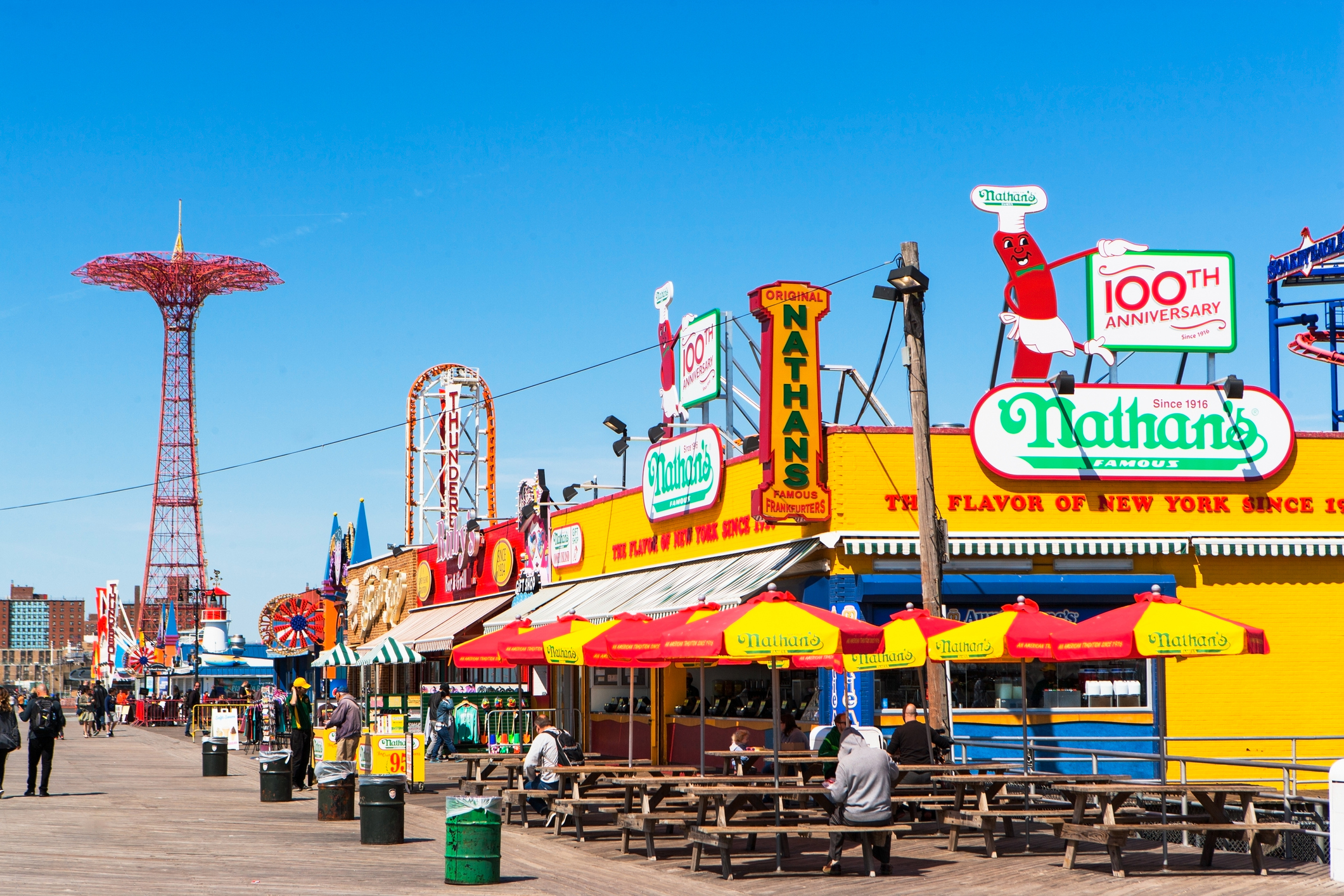 Coney Island boardwalk