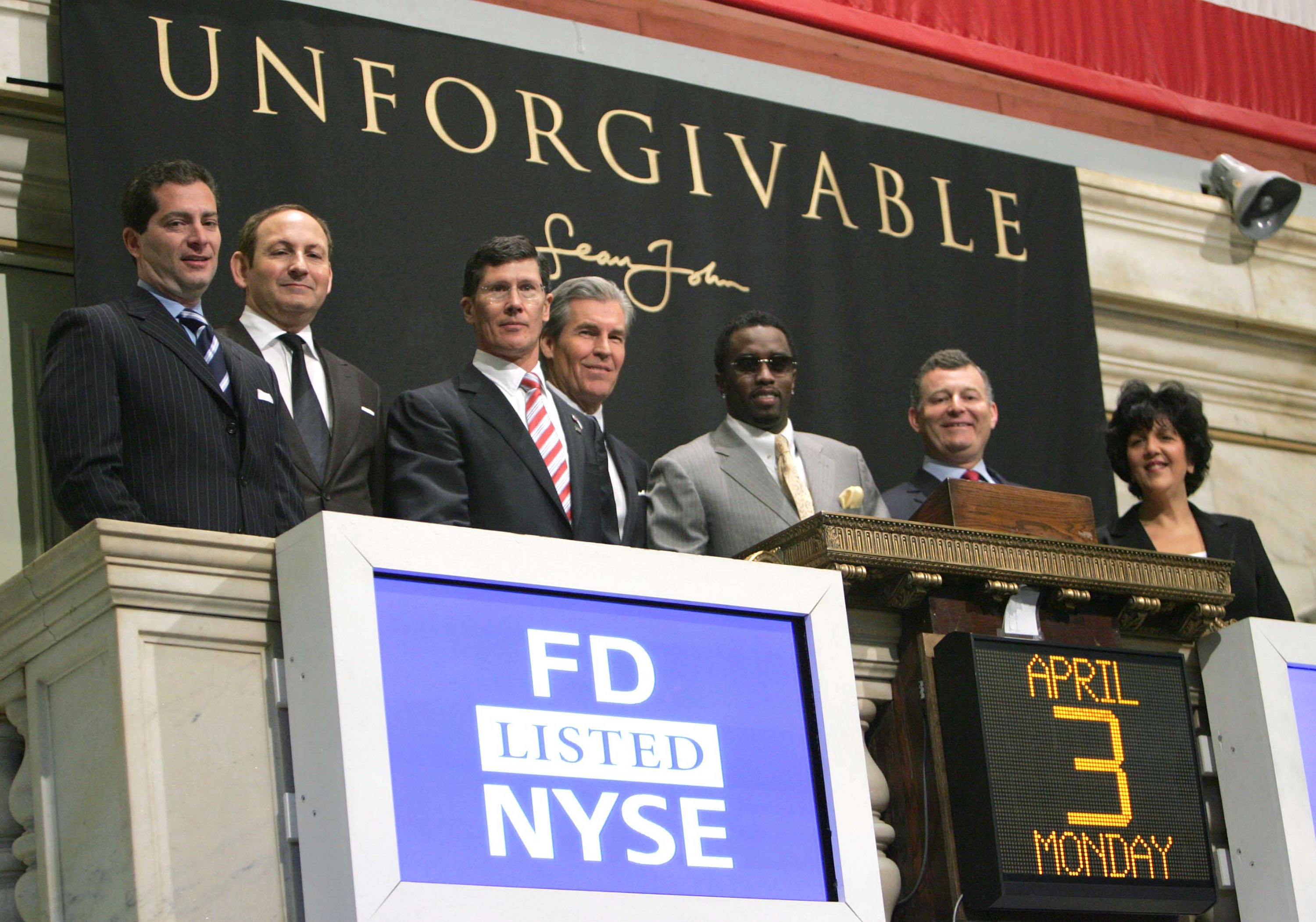 Diddy at the New York Stock Exchange