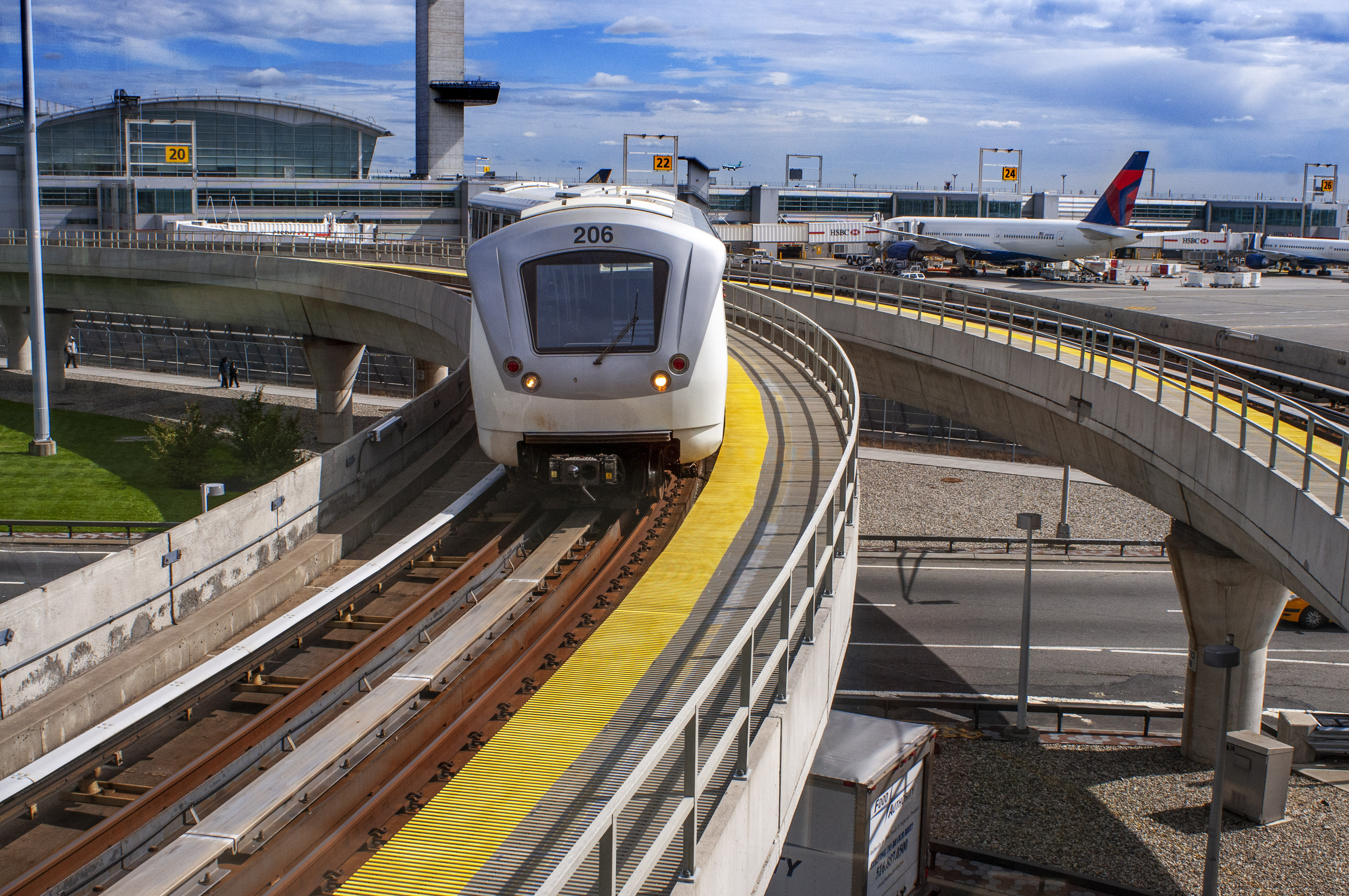 The AirTrain at JFK Airport.