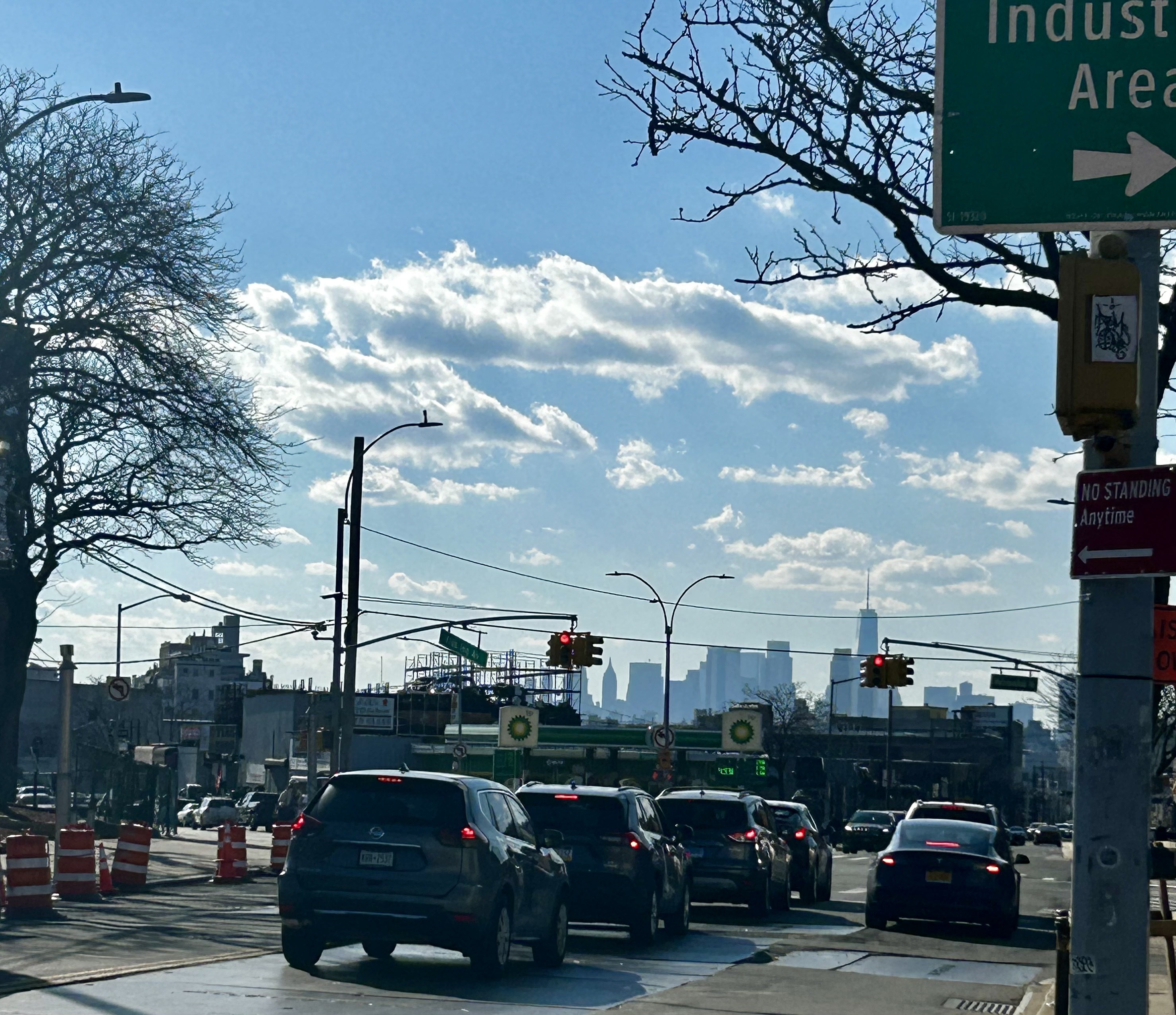 Traffic on Metropolitan Avenue in East Williamsburg. In 2023, the city presented redesign plans to make the area safer for pedestrians.