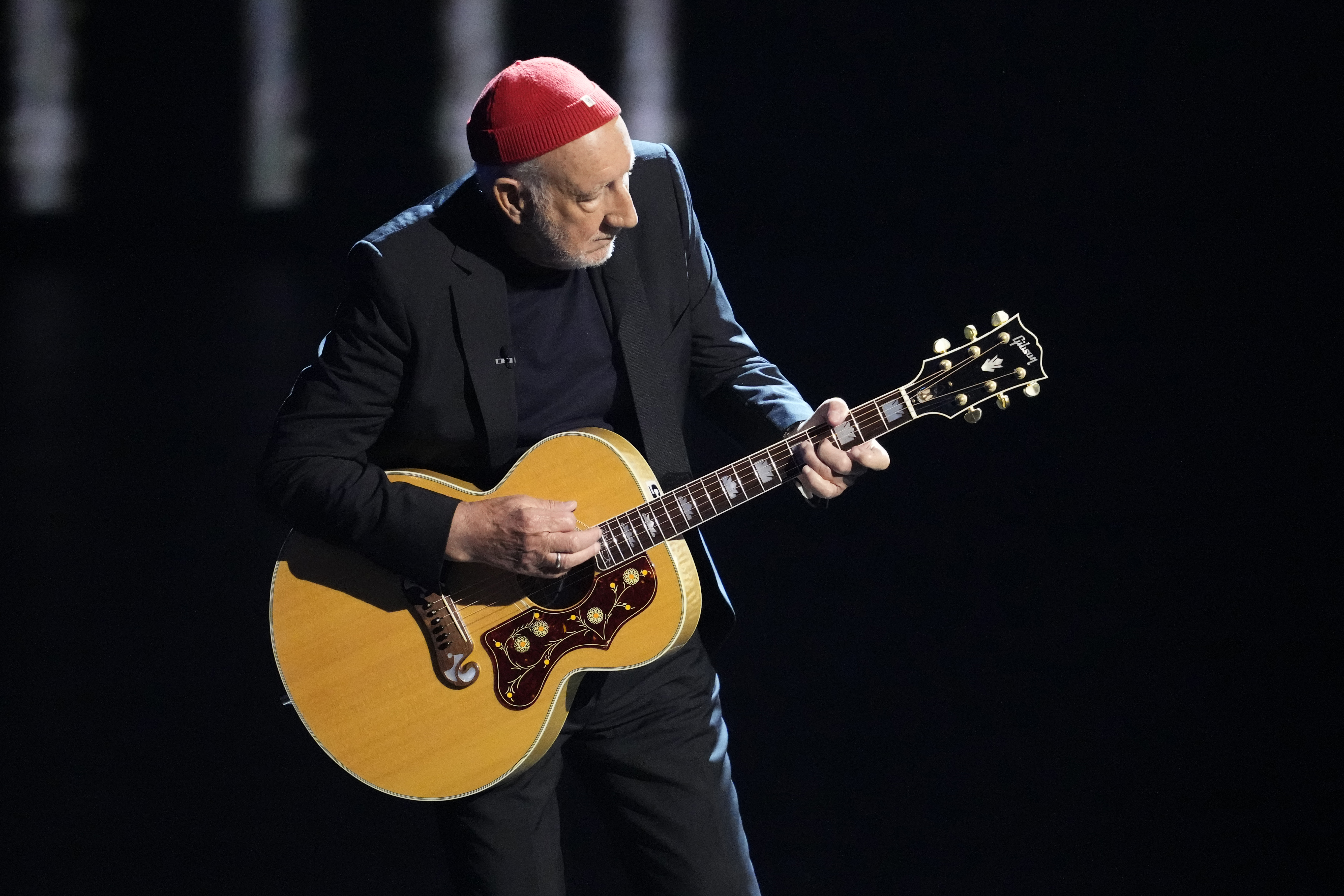 Pete Townshend performs "Pinball Wizard" during the 77th Tony Awards...