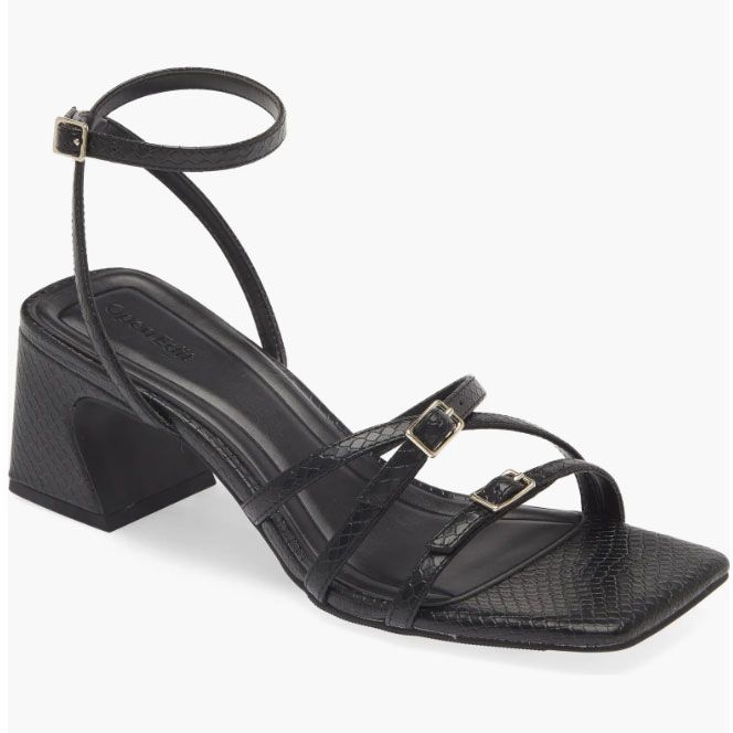 Open Edit Iliana Ankle Strap Sandals