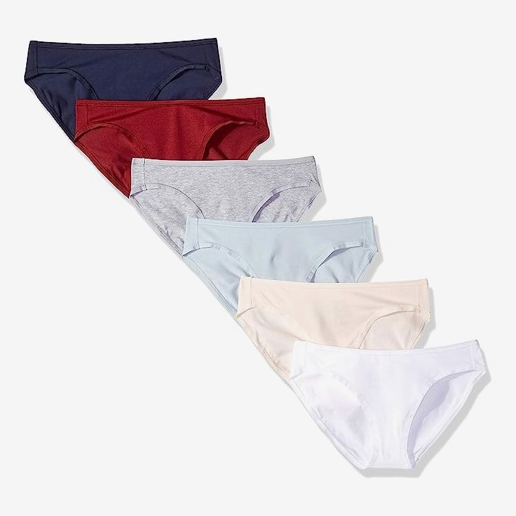 Amazon Essentials Cotton Bikini Brief Underwear (6-Pack)