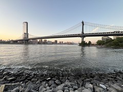 Along the Shore Beside the Manhattan Bridge