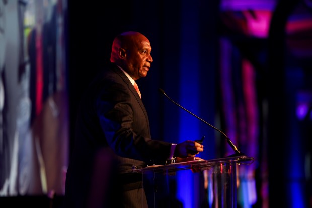 CEO Kevin Warren speaks during the 120th Annual Meeting of the Chicagoland Chamber of Commerce at the Hilton in the Loop on June 4, 2024. (Eileen T. Meslar/Chicago Tribune)