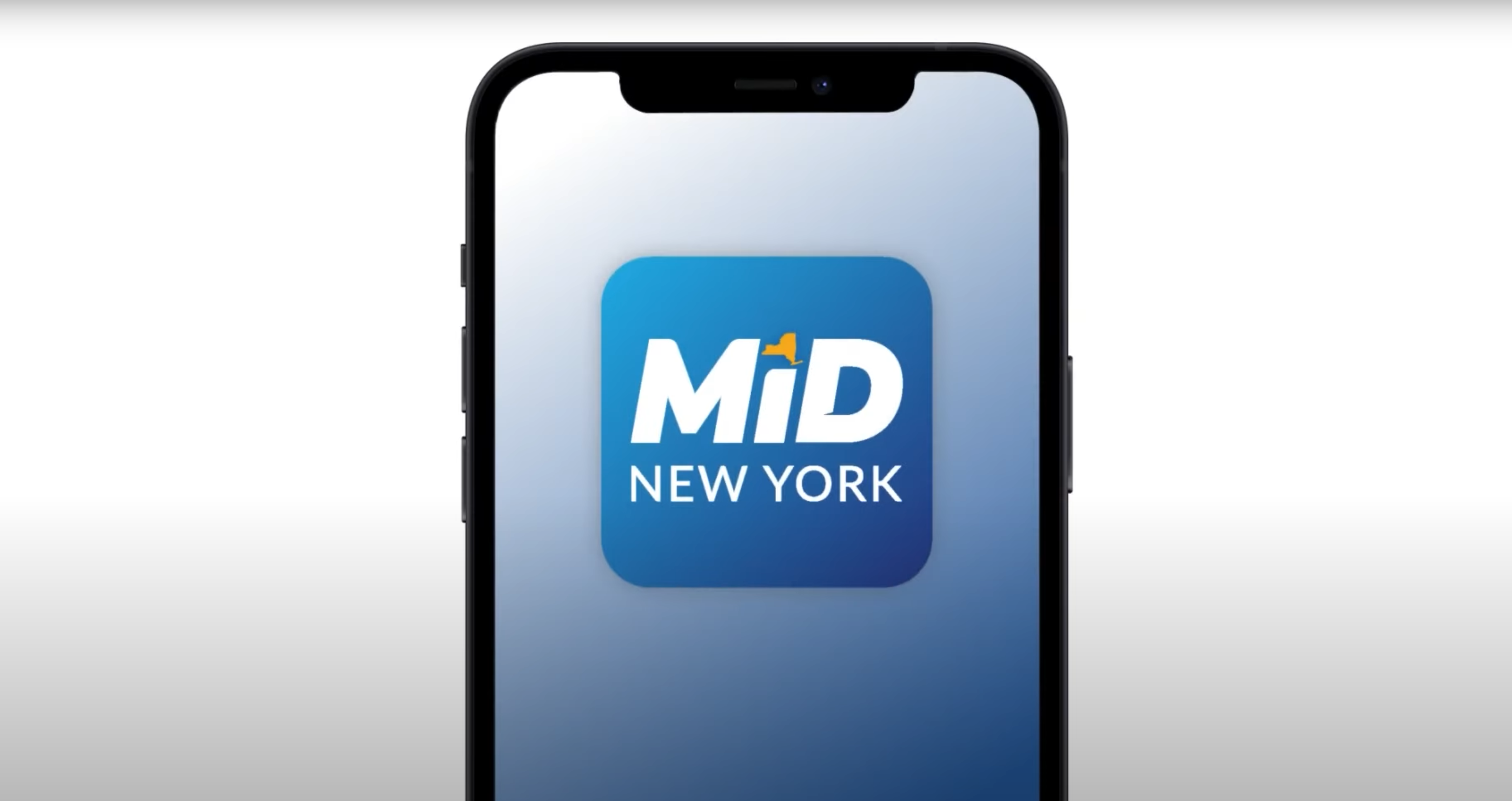 A screenshot of New York's new mobile ID app, New York MiD.