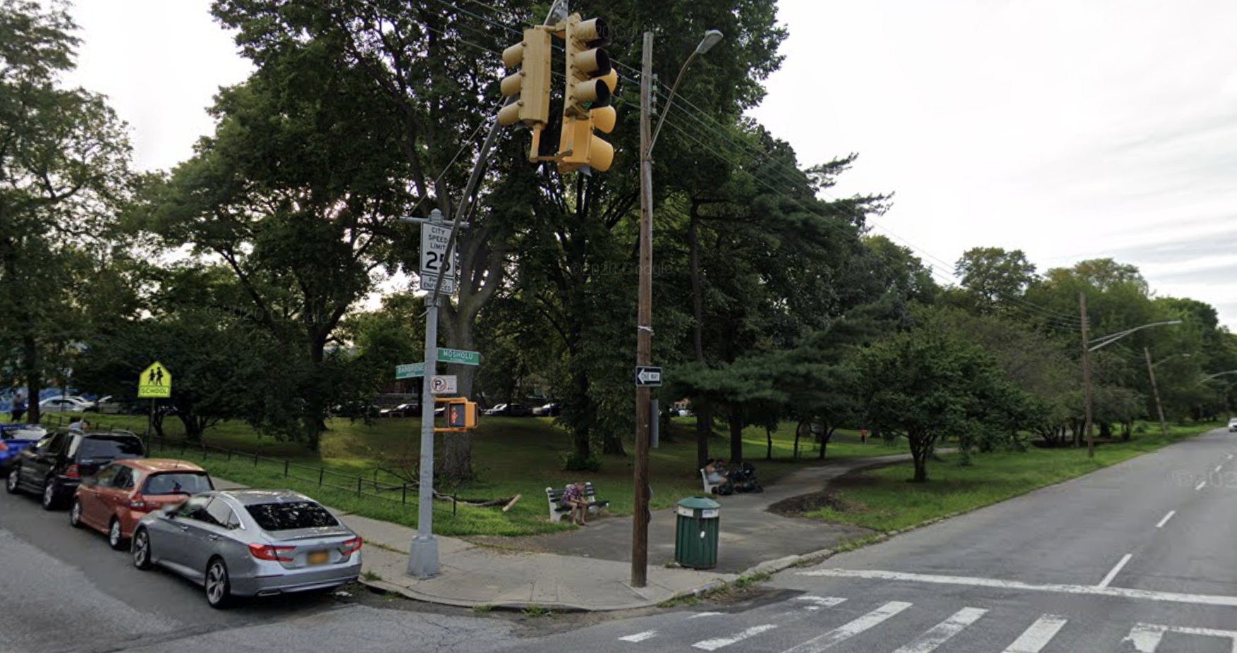 A photo of Bainbridge Avenue near East Mosholu Parkway South