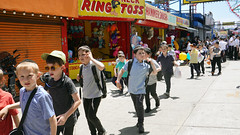 Orthodox Jewish children enjoying a beautiful day at Coney Island.   DSC02041