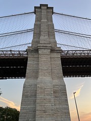 Side of Brooklyn Bridge