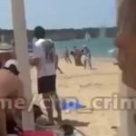 Ukrainian Atacms blows up over Crimean beach forcing sunbathers to flee as Russia claims five killed