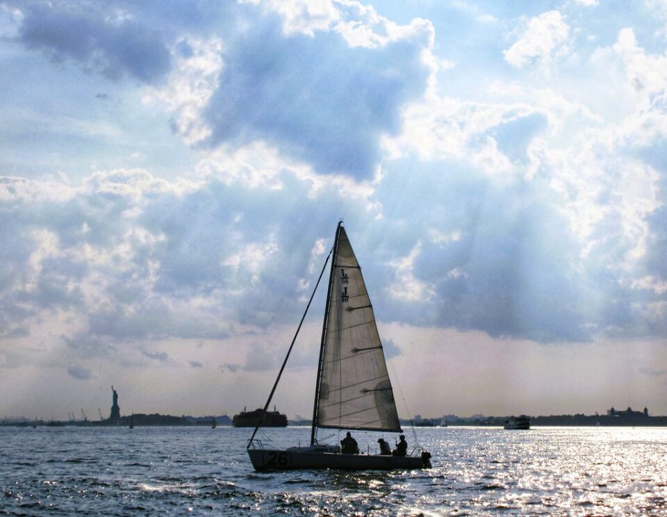 Sailboat on the Hudson