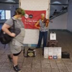 NYC Times Square Subway Station Violenist performing perfectly--Aug. 1, 2024   20240801_113950