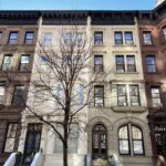 Bare Tree Against Brownstones