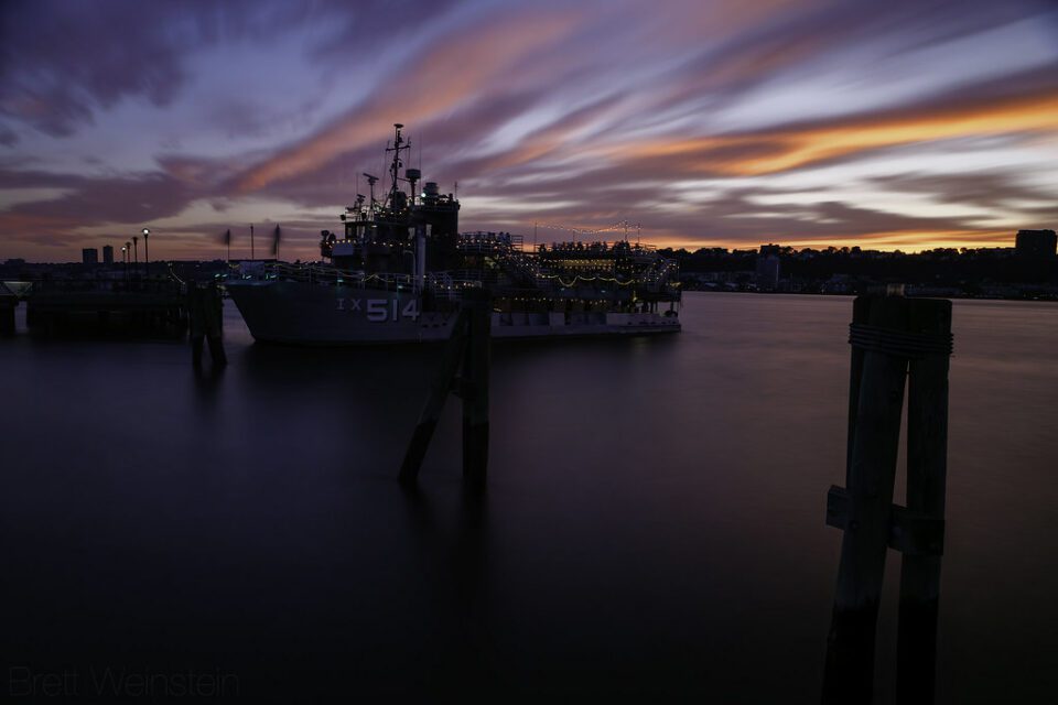 Steel Beach at Sunset