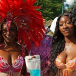 Beat me!  Whip me!  Make me write bad checks!  OK. OK. Where was I.  Oh yes, two gorgeous Caribbean girls at the 2024 West Indian Day Parade.--I need a cold shower!  DSC05785