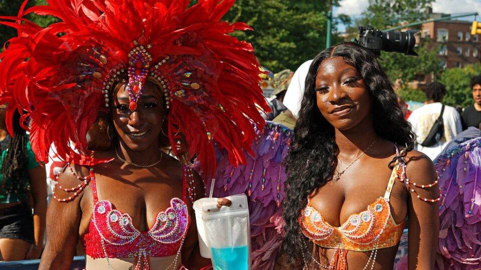 Beat me!  Whip me!  Make me write bad checks!  OK. OK. Where was I.  Oh yes, two gorgeous Caribbean girls at the 2024 West Indian Day Parade.--I need a cold shower!  DSC05785