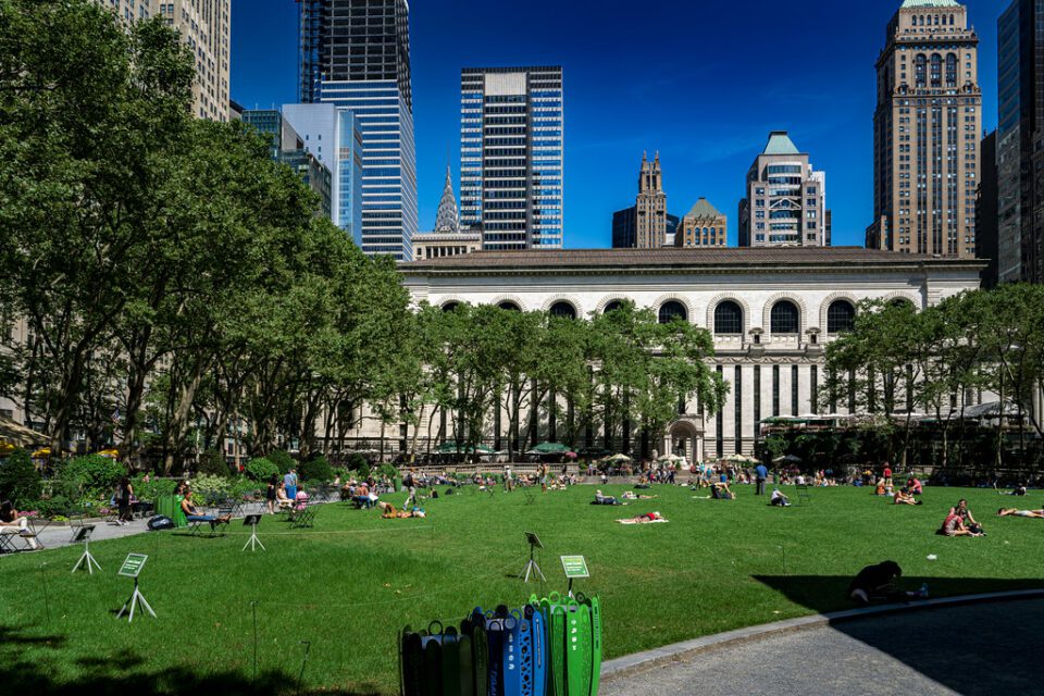 NYPL in the summer