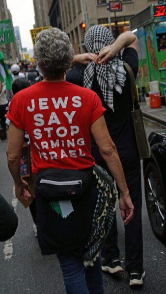 Jews say Stop Arming Israel--DSC07357