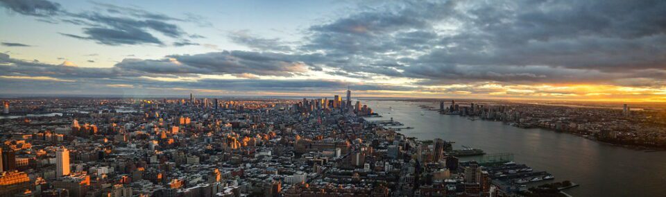 Manhattan at dusk