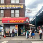 On 76th Street, in Jackson Heights