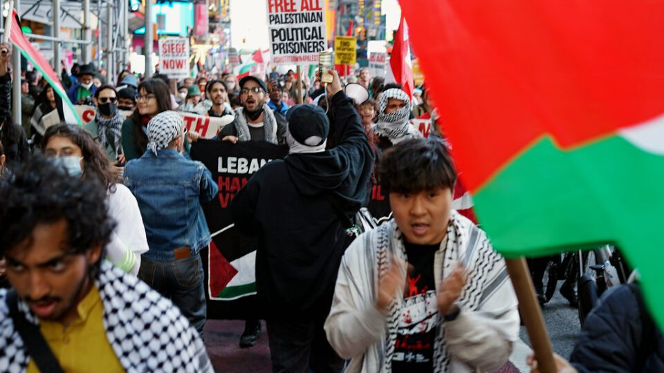 BlackRock to NYPL March for Palestine & Lebanon Oct 18, 2024  NYC DSC08978