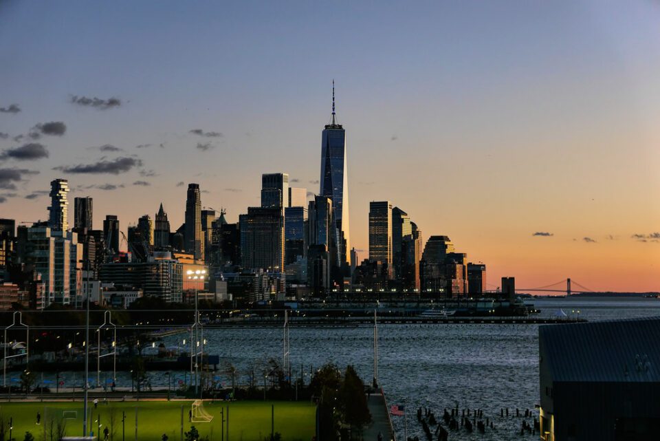 Manhattan Sunset in New York