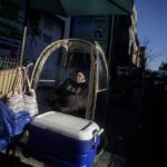 Woman In Bubble