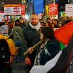 NYC,  New Years Day 2025 March for Palestine  DSC03074