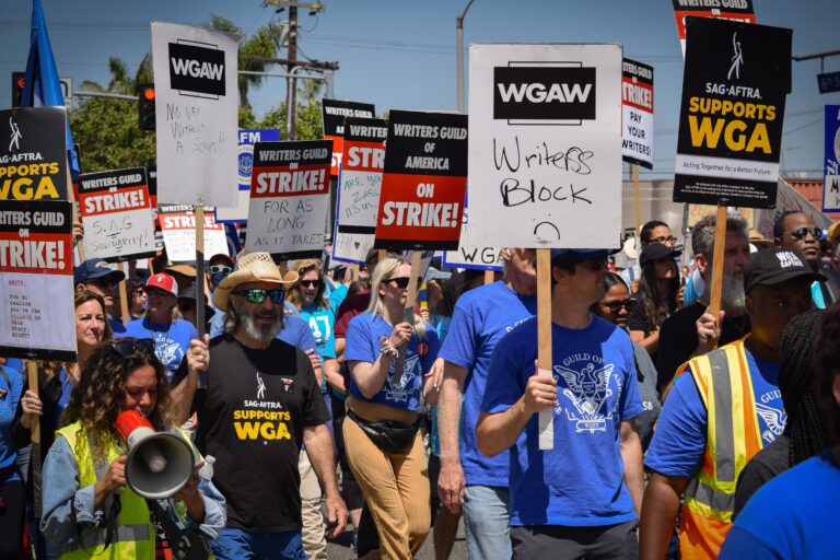 Hollywood Writers Strike Brings Production to a Standstill Hollywood Writers Go on Strike, Halting Production (Published 2023) – The New York Times