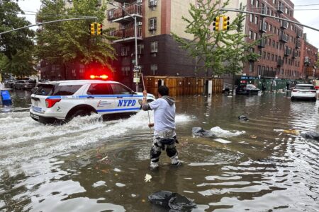 Flash flooding hits NYC and New Jersey declares state of emergency as storms soak Northeast – The Independent