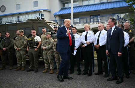 Trump Takes Control of D.C. Police, Citing ‘Bloodthirsty Criminals.’ But Crime Is Down. – The New York Times
