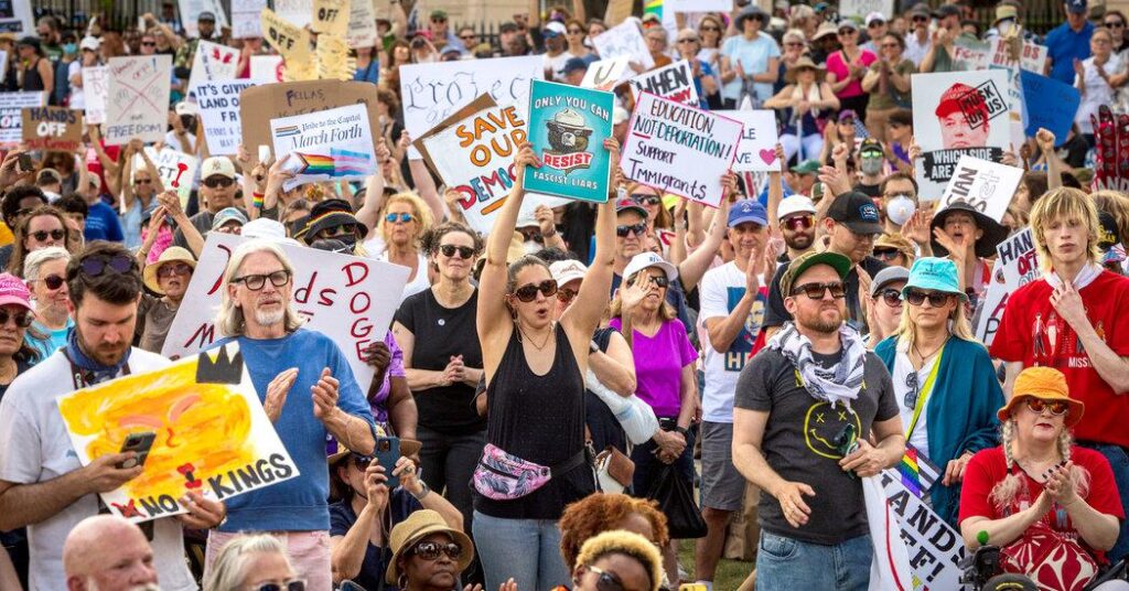 How music fuelled, and was fuelled by, the No Kings protests – CBC