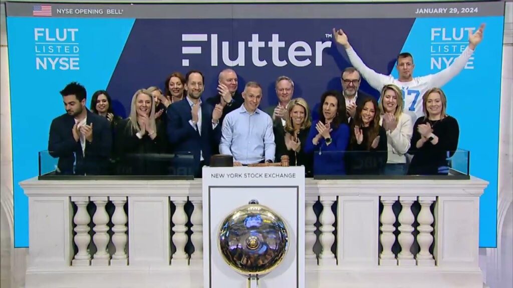 FanDuel parent Flutter lists on the NYSE, challenging DraftKings as sports-betting pure play – CNBC