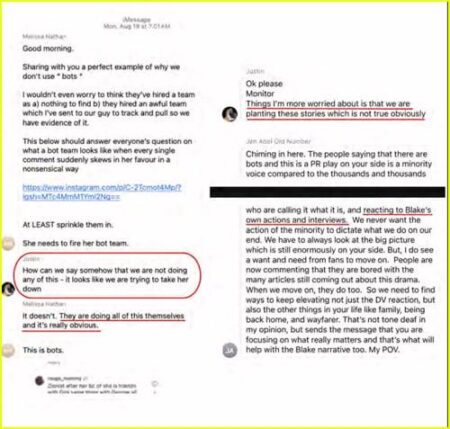 Justin Baldoni releases texts from Blake Lively, Ryan Reynolds on lawsuit website – New York Post